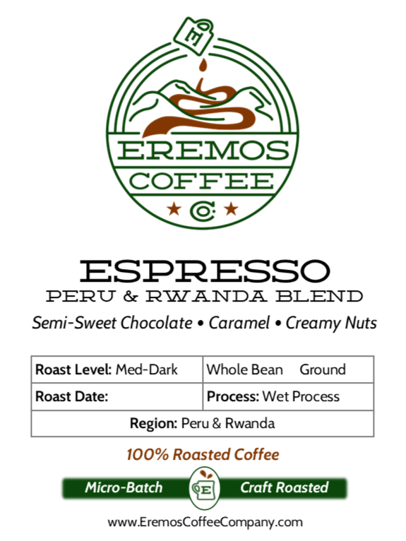 Espresso Blend - Peru & Rwanda